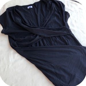 Old Navy Criss Cross Black Jersey Dress 3x